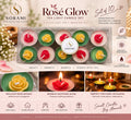 SORAMI Rosé Glow tealight candle set, pack of 10